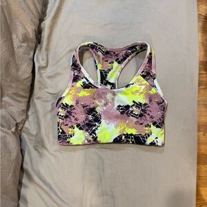 Women's Abstract Print Sports Bra
